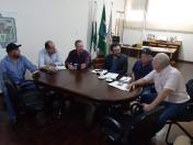 Reunião com o prefeito Edson Brene, em Bela Vista do Paraíso, para apresentar o SPF.
