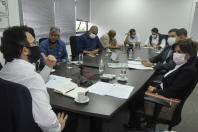 Reunião com prefeitos eleitos de Alto Paraná, Claudemir Pereira (Palito), e de Santo Inácio, Dra. Geny Violatto.