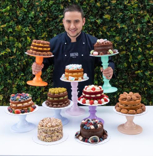 O confeiteiro Bruno Fagundes, que obteve um crédito do Paraná Recupera e montou um negócio próprio.