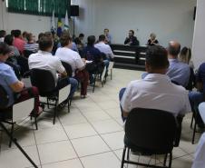 Reunião com prefeitos e outras lideranças políticas e empresariais em Campo Mourão 