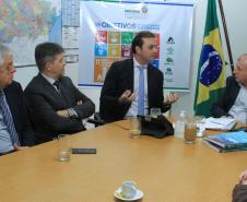 O secretário do Desenvolvimento Urbano e de Obras Pública, João Carlos Ortega, assinou Memorando de Entendimento entre o Paranacidade, o Green Building Council Brasil (GBC BR) e a Fomento Paraná 