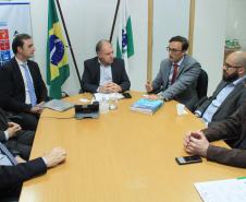 O secretário do Desenvolvimento Urbano e de Obras Pública, João Carlos Ortega, assinou Memorando de Entendimento entre o Paranacidade, o Green Building Council Brasil (GBC BR) e a Fomento Paraná 