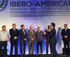Fomento Paraná e SGC Central criam nova linha de crédito durante o XXIV Fórum Ibero-americano de Sistemas de Garantia e Financiamento para Micro, Pequenas e Médias Empresas, realizado em Foz do Iguaçu