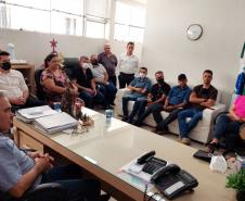 Reunião em Loanda conta com a presença de autoridades municipais e direção da Fomento Paraná