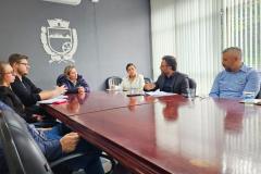 Reunião com a prefeita, Karime Fayad, de Rio Branco do Sul, marca visita ao 398º município paranaense por diretores da Fomento Paraná