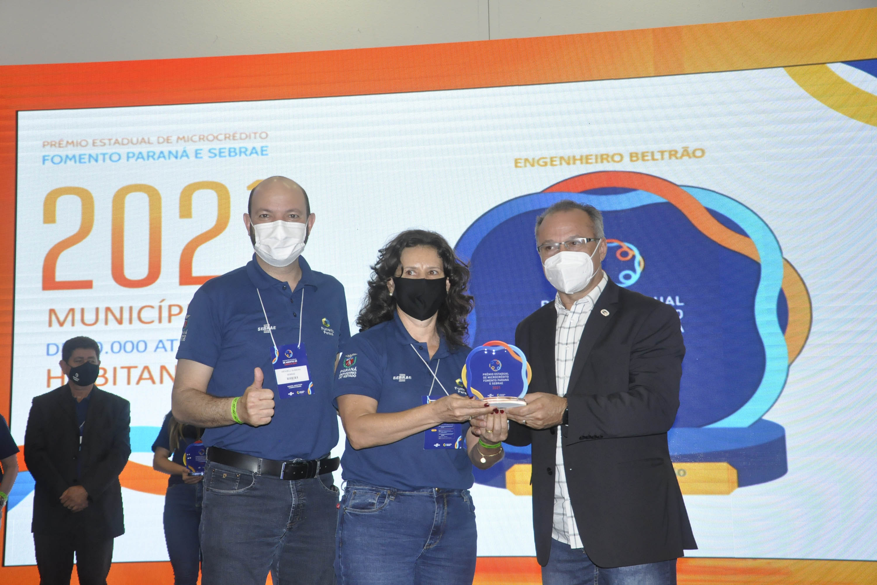 Entrega de Troféus do Prêmio Estadual de Microcrédito Fomento Paraná e Sebrae 2021 - Engenheiro Beltrão