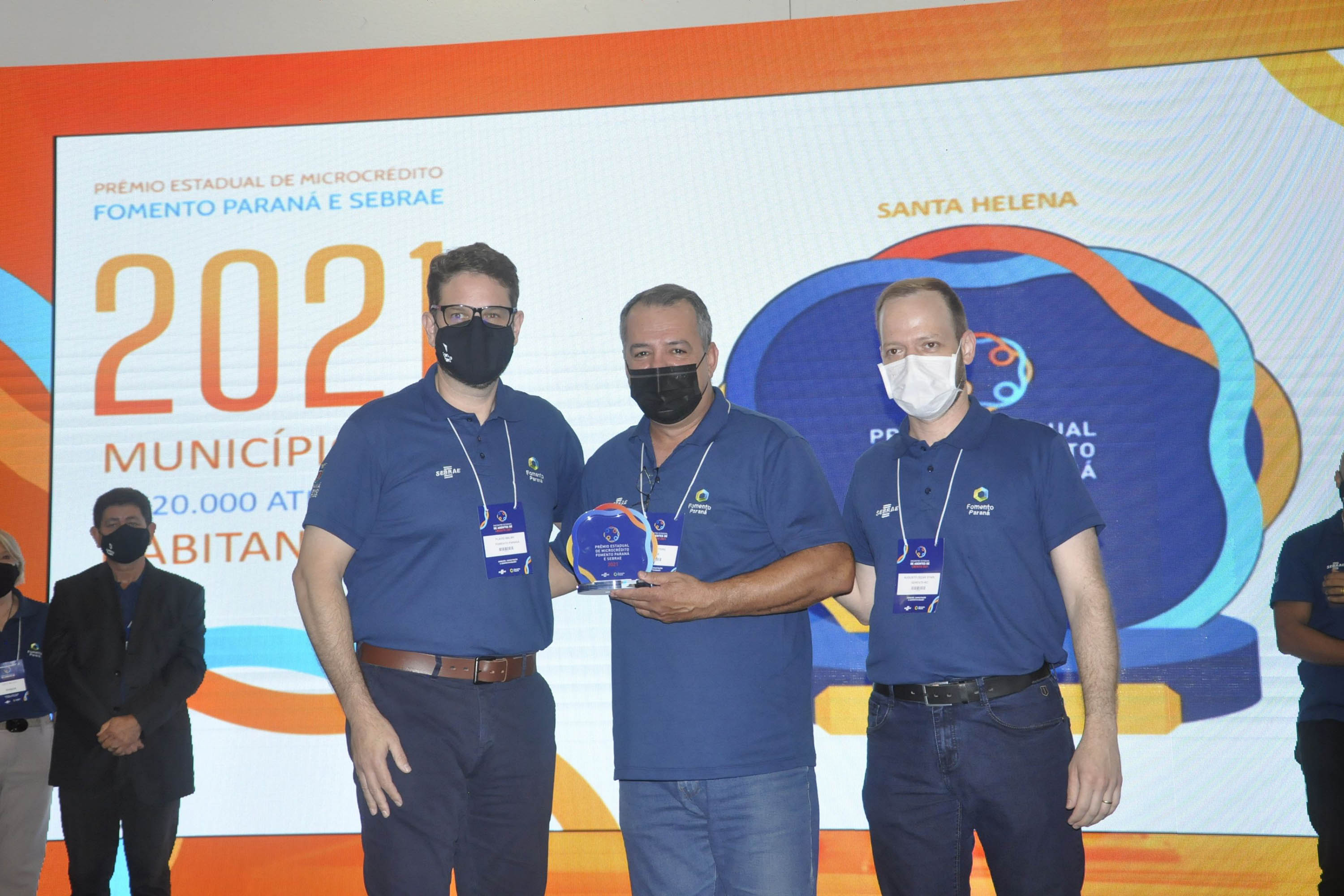 Entrega de Troféus do Prêmio Estadual de Microcrédito Fomento Paraná e Sebrae 2021 - Santa Helena