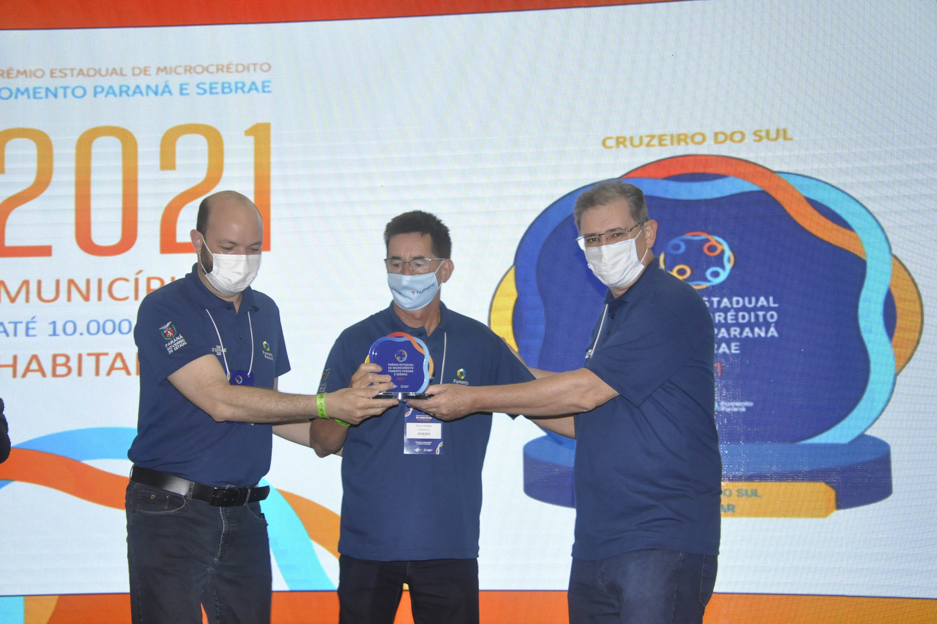 Entrega de Troféus do Prêmio Estadual de Microcrédito Fomento Paraná e Sebrae 2021 - Cruzeiro do Sul
