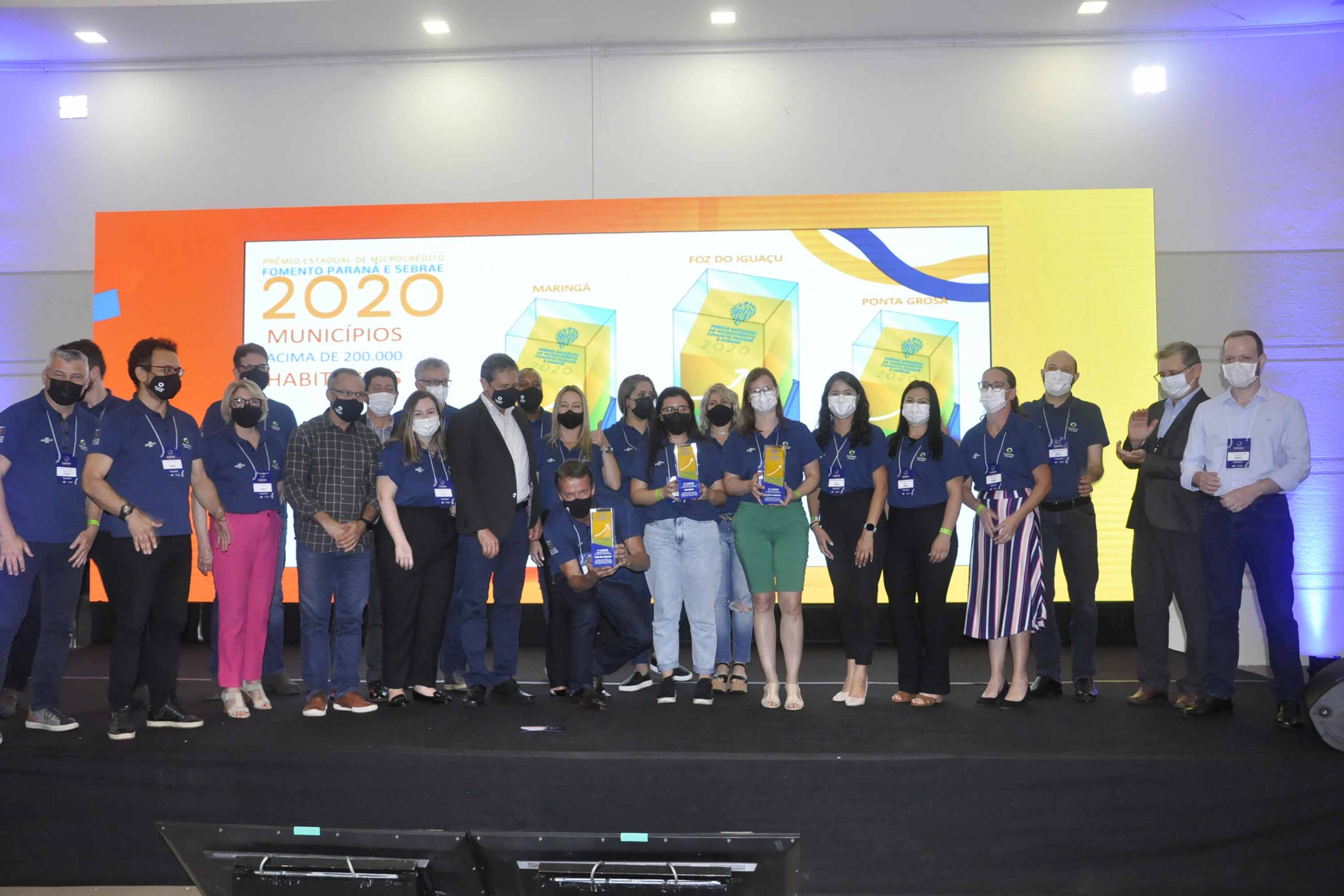 Entrega de troféus do Prêmio Estadual de Agentes de Crédito Fomento Parnaá e Sebrae 2020