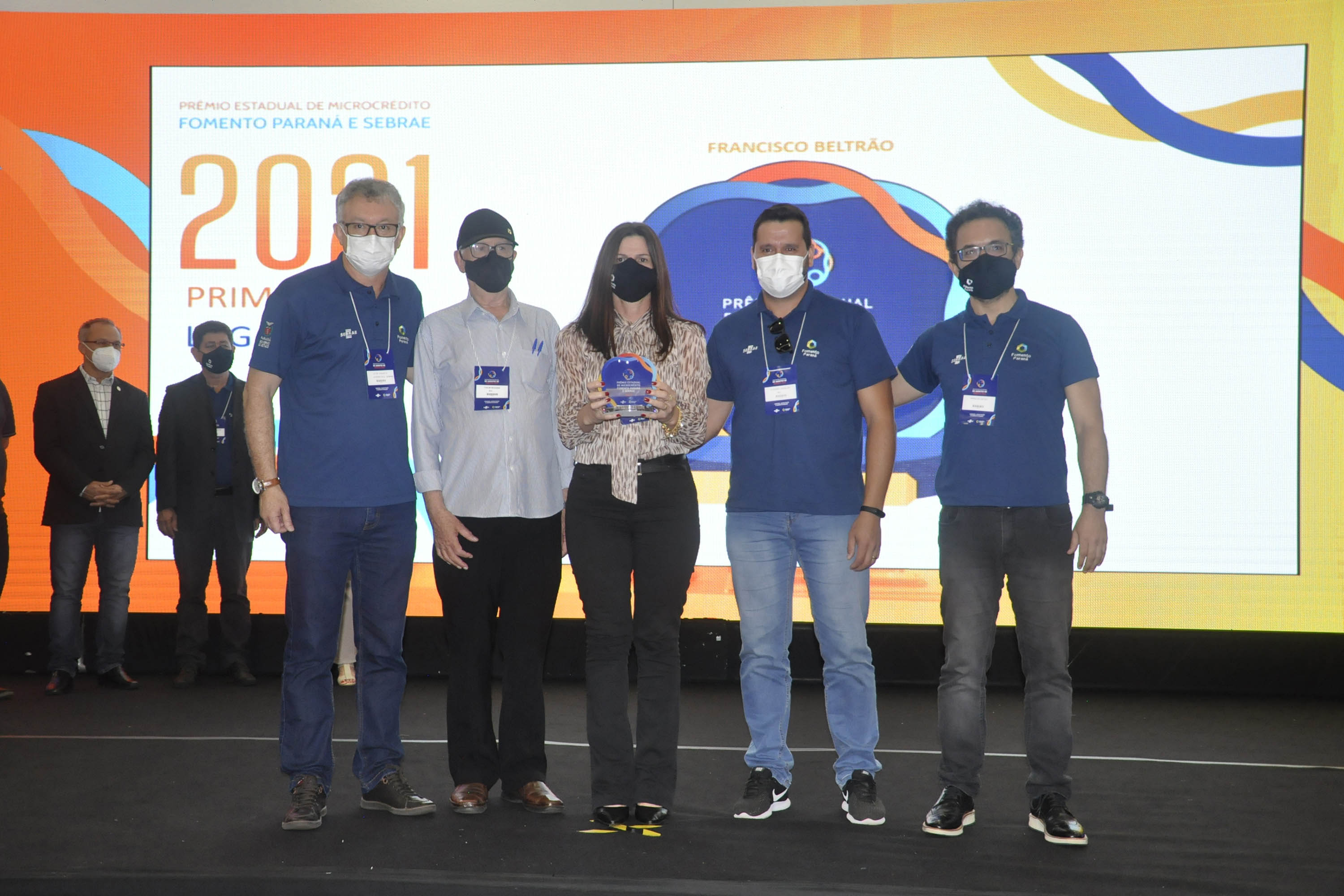 Entrega de Troféus do Prêmio Estadual de Microcrédito Fomento Paraná e Sebrae 2021 - Francisco Beltrão