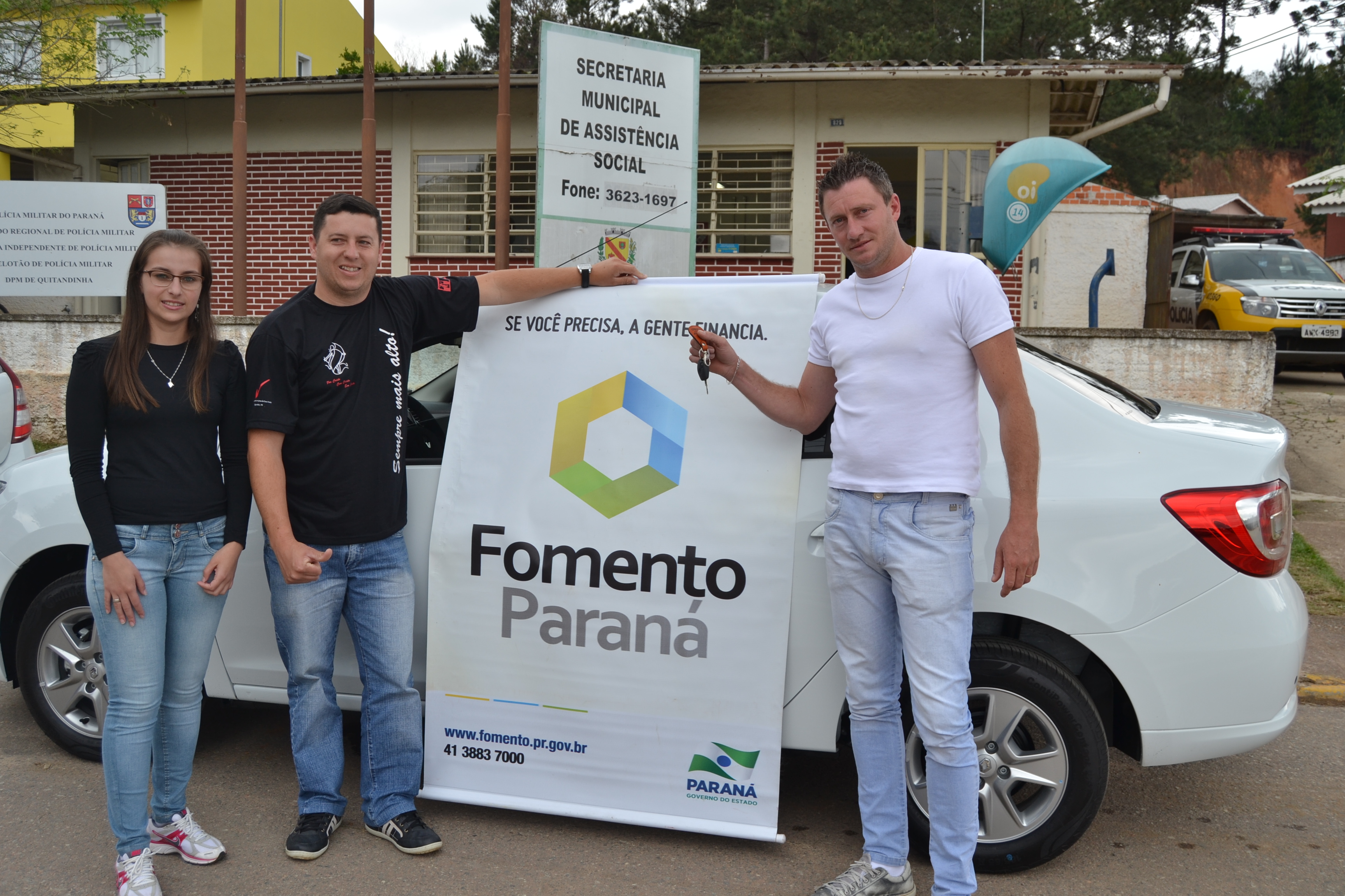 O motorista de táxi Leomir Antonio Hammrschmidt é o terceiro profissional de Quitandinha, na região metropolitana de Curitiba, a obter um financiamento da Fomento Paraná na linha de crédito exclusiva para taxistas.