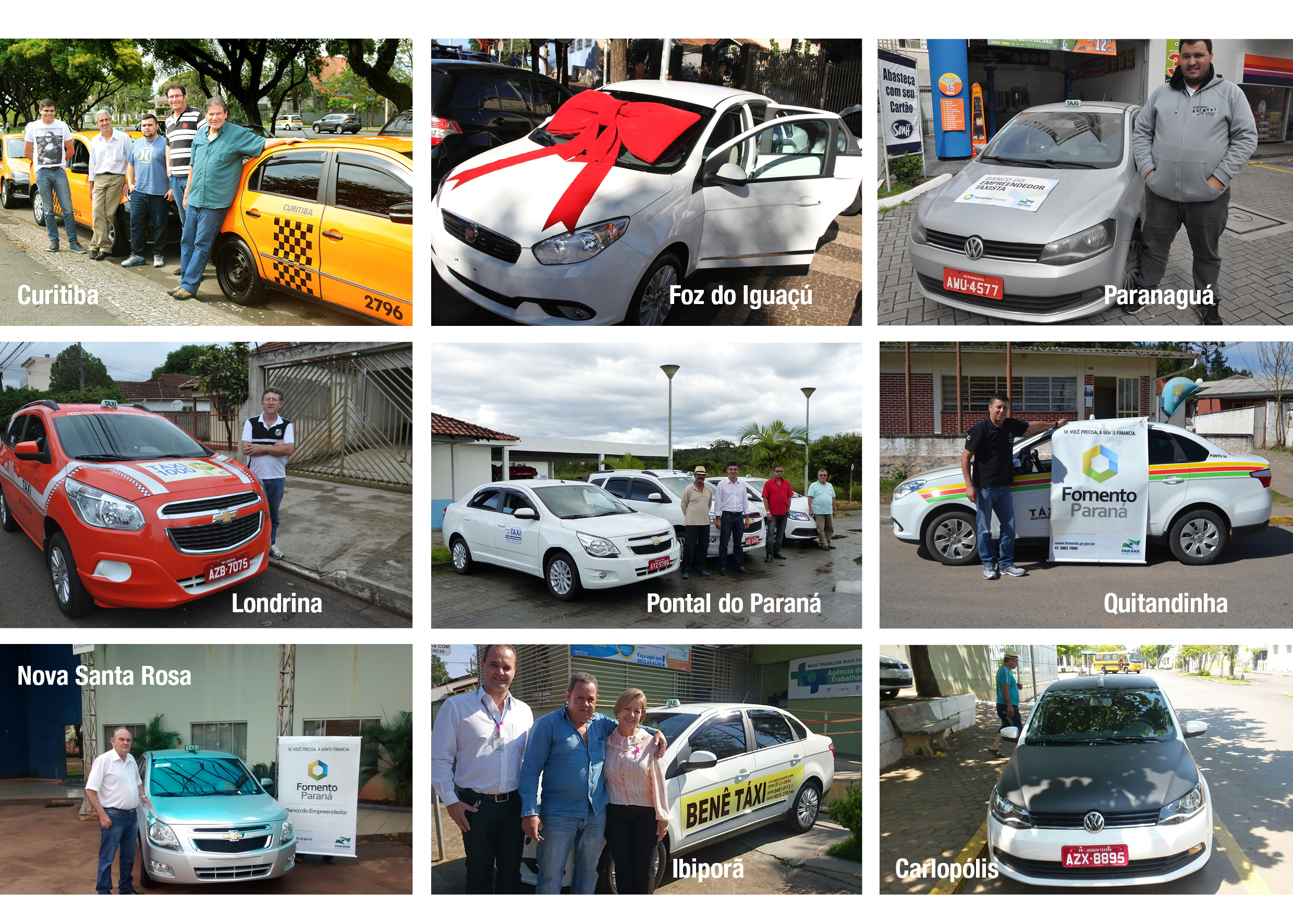 De janeiro a agosto, a instituição financeira de desenvolvimento do Governo do Estado recebeu mais de 400 pedidos de crédito para aquisição de veículos novos ou para conversão de motores (para uso de GNV) para prestação de serviços de táxi em todas as regiões do estado. Curitiba, 22/08/2016.Foto: Divulgação Fomento Paraná