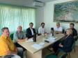 Heraldo Neves, Wellington Dalmaz e Emilia Belinati também foram recebidos nesta segunda, 11, pelo prefeito de em Vitorino, Gilmar Foscheira.