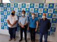 Visita a Carlópolis para reunião com o prefeito Hiroshi Kubo. 