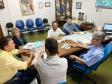 Reunião em Bandeirantes como o prefeito Jaelson Matta.