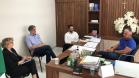 Reunião em São Tomé, com o prefeito Ocelio Leite e secretários