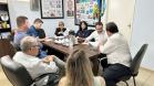 Em Tapejara a reunião foi com o vice-prefeito Rogério Francischini, 