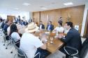 O governador Carlos Massa Ratinho Junior recebeu nesta terca-feira (12), o ministro do Turismo, Celso Sabino.