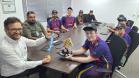 Fomento Paraná recebe equipe de estudantes que participaram de torneio internacional de robótica