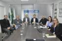 Diretorai da Fomento Paraná recebe Jorge Callado, do Ipartes, para apresentação do relatório de impactos socioeconômicos do crédito da Fomento no PIB estadual