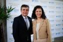 Maria Fernanda Coelho e o primeiro vice-presidente da nova gestão da ABDE, Euler Mathias
