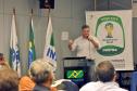 Reunião da Câmara Temática de Infraestrutura, na sede do Infraero, no Aeroporto Afonso Pena, em São José dos Pinhais. Na foto, o engenheiro da Comec, Sandro Setim.São José dos Pinhais, 02/04/2013.Foto: Osvaldo Ribeiro/ANPr