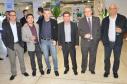 Colaboradores da instituição participam da cerimônia comemorativa.