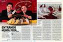 Os jovens engenheiros empreendedores Gean Chu e Gilberto Verona, fundadores da Los Paleteros, em reportagem da Revista Veja.