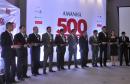 Dirigentes das 10 maiores empresas do sul do país na entrega do prêmio.