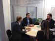 Reunião da equipe técnica de Mercado e Relações Institucionais da Fomento Paraná com a Associação das Empresas Brasileiras de Tecnologia da Informação (Assespro-PR) nesta sexta-feira (20/3) para uma nova parceria entre as duas instituições. O objetivo é viabilizar, até o fim de 2015, a contratação de R$ 10 milhões em financiamentos para projetos de empresas associadas à Assespro-PR voltados à inovação e ao desenvolvimento tecnológico. 