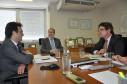 O presidente da Fomento Paraná, Juraci Barbosa, reuniu-se nesta quarta-feira (1/4), com o secretário executivo da ABDE – Associação Brasileira de Desenvolvimento, Marco Antonio Albuquerque de Araujo Lima, e a gerente técnico-operacional Cristiane Viturino. 