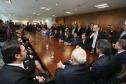 Governador Beto Richa assina com a Fomento Paraná liberação de licitação e homologação para obras de infraestrutura urbana nos municípios de Coronel Domingos Soares, Jesuítas, Ouro Verde do Oeste e Tamboara, e a liberação de licitações e homologações para obras de infraestrurura e aquisição de equipamentos pela Secretaria de Desenvolvimento Urbano (SEDU) para os municípios de Antonina, Andirá, Arapongas, Araucária, Boa Esperança, Campo Largo, Carambeí, Cianorte, Esperança Nova,