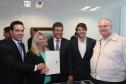 Governador Beto Richa assina com a Fomento Paraná liberação de licitação e homologação para obras de infraestrutura urbana nos municípios de Coronel Domingos Soares, Jesuítas, Ouro Verde do Oeste e Tamboara, e a liberação de licitações e homologações para obras de infraestrurura e aquisição de equipamentos pela Secretaria de Desenvolvimento Urbano (SEDU) para os municípios de Antonina, Andirá, Arapongas, Araucária, Boa Esperança, Campo Largo, Carambeí, Cianorte, Esperança Nova,