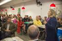 Jantar de confraternização com lideranças e empreendedores no evento Fomento Paraná e ACP nos Bairros. O evento conta com a palestra motivacional do professor Osmar Coutinho “EU-preendedorismo: como motivar, comprometer, trabalhar em equipe, fidelizar clientes, aumentar as vendas e superar todas as metas”. Foto: Felipe Rosa.