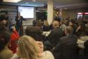 Jantar de confraternização com lideranças e empreendedores no evento Fomento Paraná e ACP nos Bairros. O evento conta com a palestra motivacional do professor Osmar Coutinho “EU-preendedorismo: como motivar, comprometer, trabalhar em equipe, fidelizar clientes, aumentar as vendas e superar todas as metas”. Foto: Felipe Rosa.