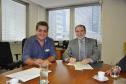 O prefeito de Mandaguari, Romualdo Batista, e o presidente da Fomento Paraná, Juraci Barbosa, assinaram nesta segunda-feira (18), um contrato de financiamento no valor de R$ 4 milhões pelo Sistema de Financiamento aos Municípios. 