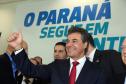 Governador Beto Richa recebe prefeitos e autoriza obras de saneamento, libera recursos para a Saúde e homologa licitações para obras urbanas.Curitiba, 02/06/2015.