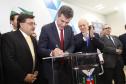 Governador Beto Richa recebe prefeitos e autoriza obras de saneamento, libera recursos para a Saúde e homologa licitações para obras urbanas.Curitiba, 02062015.Foto: Rogério Machado/ANPr
