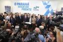 Governador Beto Richa recebe prefeitos e autoriza obras de saneamento, libera recursos para a Saúde e homologa licitações para obras urbanas.Curitiba, 02/06/2015.Foto: Rogério Machado/ANPr
