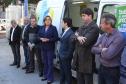 Três motoristas de táxi do município receberam chaves dos novos veículos em evento realizado na sexta-feira (19), com a participação de autoridades municipais e representantes da Fomento Paraná.
