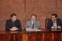 Representantes da Mais Empresas Telecomunicações assinam contrato da linha Inovacred com a Fomento Paraná.