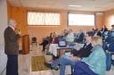 O diretor de operações do Setor Público da Fomento Paraná, Omar Sabbag Filho, participa de encontro da Amocentro, em Pitanga, no Centro-Sul do Estado.
