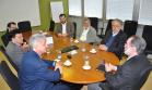 O presidente da Fomento Paraná, Juraci Barbosa, recebeu nesta quinta-feira (27) uma visita do novo gerente de filial do FGTS (Fundo de Garantia por Tempo de Serviço) na Caixa Econômica Federal em Curitiba, Paulo César Sartor.