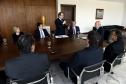 Governador em exercício Deputado Ademar Traiano, acompanhado pelo, presidente da Fomento Paraná, Juraci Barbosa, o Secretário de Comunicação, Paulino Viapiana, Diretor de Pesquisa e Desenvolvimento da Dexter, Milton Isac Braida, Diretor Comercial da Dexter, Carlos Anacleto Oleas, Diretor Executivo da Dexter, Ricardo Frederico, durante assinatura de contrato de financiamento da linha Inovacred com a empesa Dexter Latina.
Curitiba, 14/10/2015.