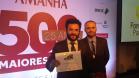 O diretor administrativo e financeiro, Heraldo Neves, participa da cerimônia de premiação do ranking empresarial Grandes Líderes - 500 Maiores do Sul, promovido pela revista Amanhã e realizado em Porto Alegre, na noite desta quinta-feira (5). A Fomento Paraná é primeiro lugar no ranking no quesito rentabilidade, entre empresas do setor financeiro, com 52,25% de rentabilidade sobre a receita líquida.