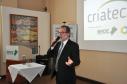 O novo fundo de capital semente Criatec 3 foi apresentado nesta quinta (17), em evento realizado na sede do BRDE em Curitiba, com participação da Fomento Paraná, BRDE, Secretaria de Estado da Ciência e Tecnologia e representantes de dezenas de entidades e empresas voltadas à tecnologia e à inovação no estado. Na imagem o presidente da Fomento Paraná, Juraci Barbosa. Curitiba, 17 de março de 2016.