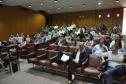 UniFomento promove palestra com pesquisadores do Ipardes para apresentar estudo sobre a evolução dos indicadores do Paraná.
Na imagem, Roberto Carlos de Oliveira e Silva faz apresentação.