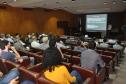 UniFomento promove palestra com pesquisadores do Ipardes para apresentar estudo sobre a evolução dos indicadores do Paraná.
Na imagem, Roberto Carlos de Oliveira e Silva faz apresentação.