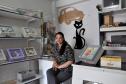 A artesã ISIANNE MARKS BRITO DOS SANTOS, dona da empresa Fonte da Arte, no bairro Cajuru, em Curitiba, que está contratando uma financiamento de microcrédito com a Fomento Paraná. Curitiba 28/11/2016.