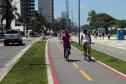 Revitalização deu nova iluminação, pistas para caminhada e ciclovias, entre outras melhorias na avenida Atlântica. A restauração do Ginásio de Esportes Vicente Gurski também abriu uma nova área de lazer para a população. As benfeitorias foram financiadas pela Fomento Paraná.